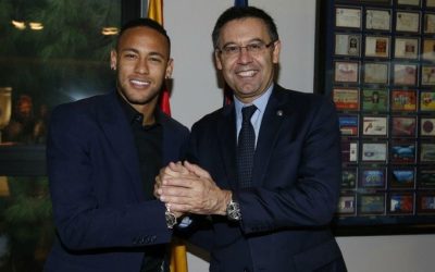 Neymar se presenta a Presidente del Barça y promete el fichaje de Bartomeu