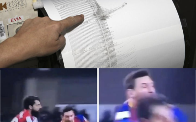 Los sismógrafos registraron la ostia de Messi