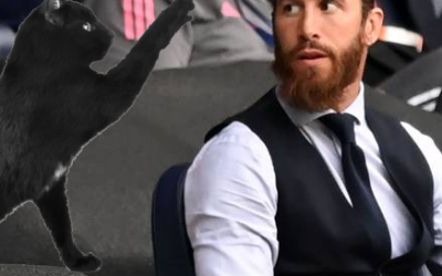 Sergio Ramos empieza a sospechar del gato negro que le acompaña a todos lados