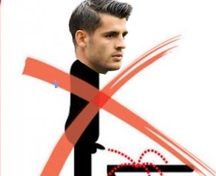 Morata tendrá que mear sentado, tras fallar una y otra vez al hacerlo de pie