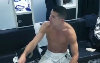 Filtran video de CR7 enfadado en la Juventus inventándose el Italiano «jugami a uni merdi tutti, pepperoni e prochuto»