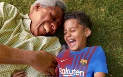 Emotivo primer encuentro entre Dani Alves y Serginho Dest