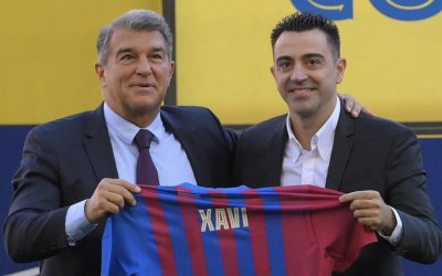 Xavi en su presentación: «Laporta no me ha dejado ni una croqueta en la comida»