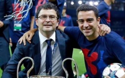 El primer fichaje de Xavi: «Ricard Pruna será nuestro delantero centro»