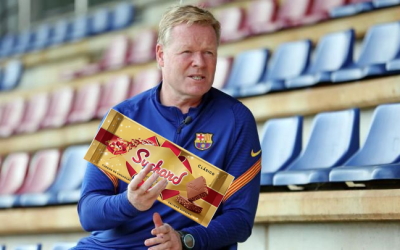 Koeman donará todos los turrones que no se ha comido como entrenador del Barça
