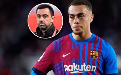 Xavi se cansa y descarta a Dest: «Deste no me fio»