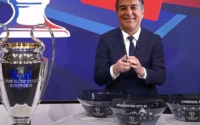 Laporta aprovecha el caos del sorteo de la UEFA para meter la bola del Barça en bombo de la Champions League