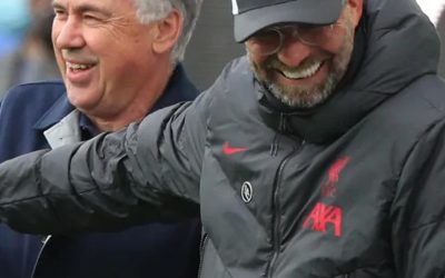Klopp se prepara tácticamente en sesiones dobles, mientras Ancelotti: «Pase a Vinicius, que centre y gol de Benzema»