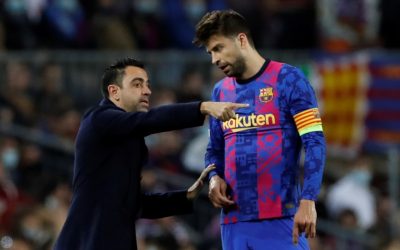 Xavi le dice a Piqué que no cuenta con él… Y Piqué responde que cuando sea presidente él tampoco contará con Xavi