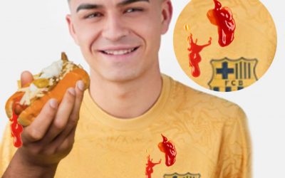 La nueva camiseta del Barça está diseñada para «resaltar las manchas por comida basura»