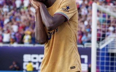 Dembelé dedica su gol a todos los culés que vieron el partido desde España en la madrugada