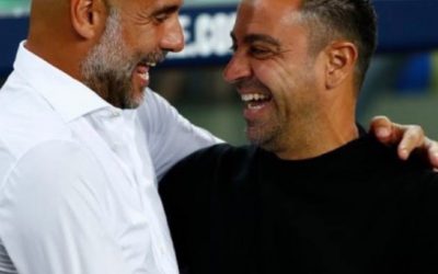 Guardiola a Xavi: «Gracias por darnos 55 millones por Ferran, así pudimos fichar a Haaland»