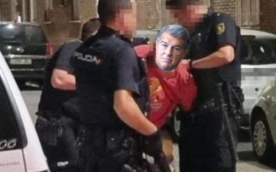 Detienen a Laporta por ser el ladrón del reloj de Lewandowski: «¡Lo robé para poder seguir fichando!»